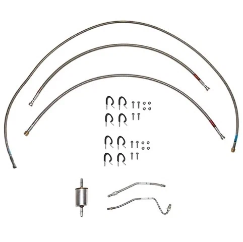 1988-1995 GMC K1500 Quick Fix Fuel Line Kit V8 Reg Cab Short Bed Stainless QFF0020SS